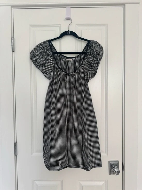 Doen Julia Gingham Dress Size Medium - Picture 2 of 4